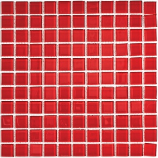    Мозаика Red glass 4*25*25/300*300