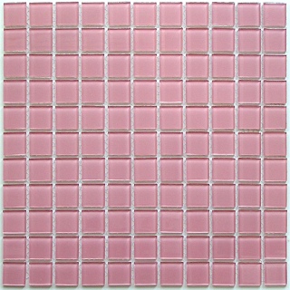   Мозаика Pink glass 4*25*25/300*300