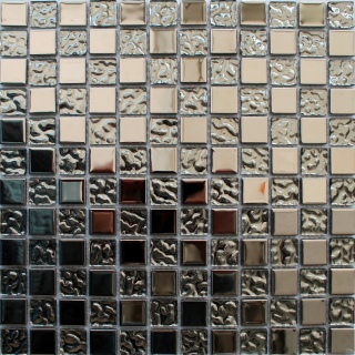   Мозаика DSA 123 SILVER 23*23  (300х300х6)