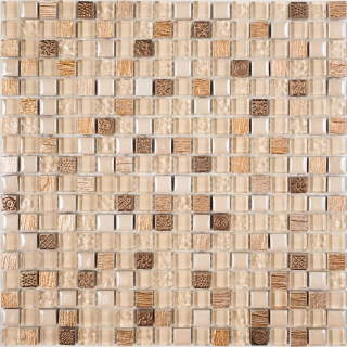    Мозаика Lavada beige, 15*15мм	300*300*8 мм