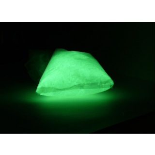 Светящаяся Люминесцентная добавка цвет  иридиум (желто-зеленое свечение) 40гр (на 1кг затирки)